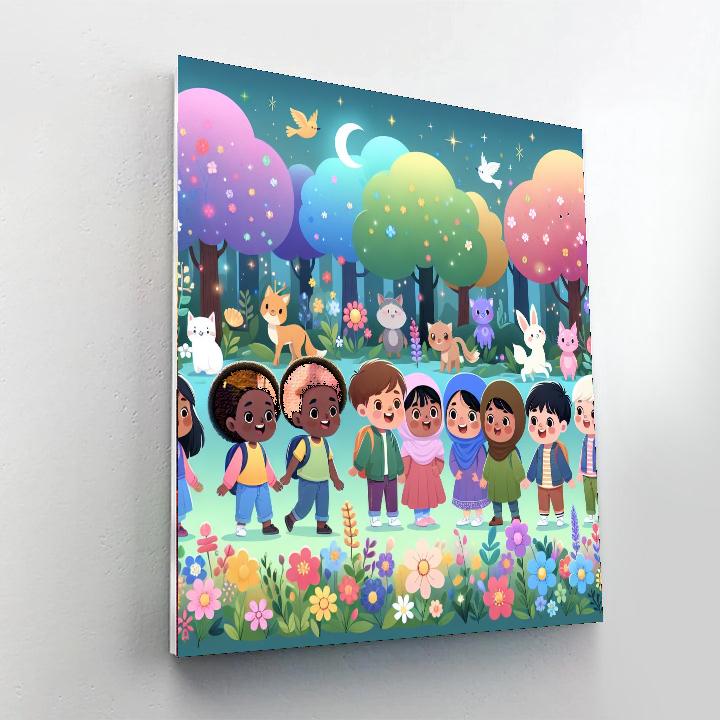 The Fantasy Forest Expedition DIY Paint By Numbers