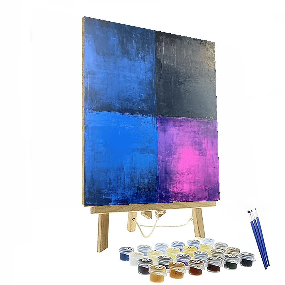 Mark Rothko Inspired Celestial Dreams: A Cosmic Exploration  Paint By Numbers