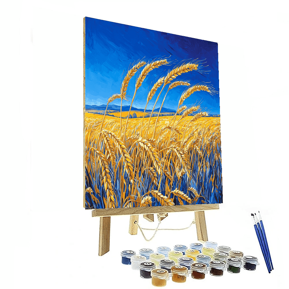 Jean-François Millet Inspired Golden Harvest - DIY Painting By Numbers Kit