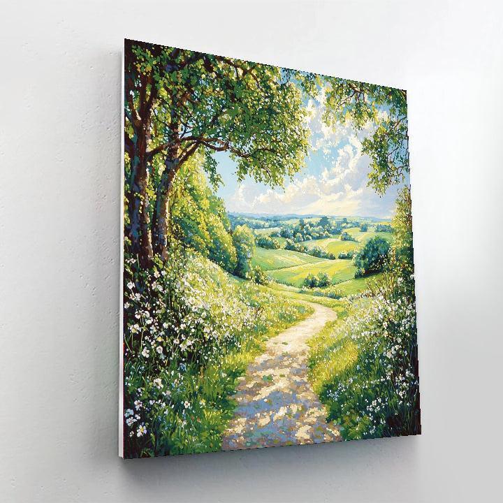 John Constable Inspired The Sunlit Path  Paint By Numbers