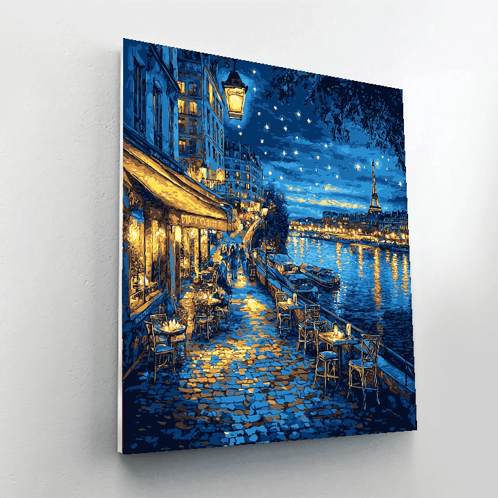 Henri De Toulouse-Lautrec Inspired Night In Paris  Paint By Numbers