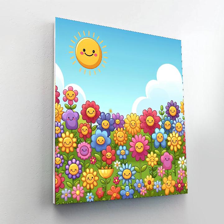 Wondrous Wildflowers Painting Number Kit