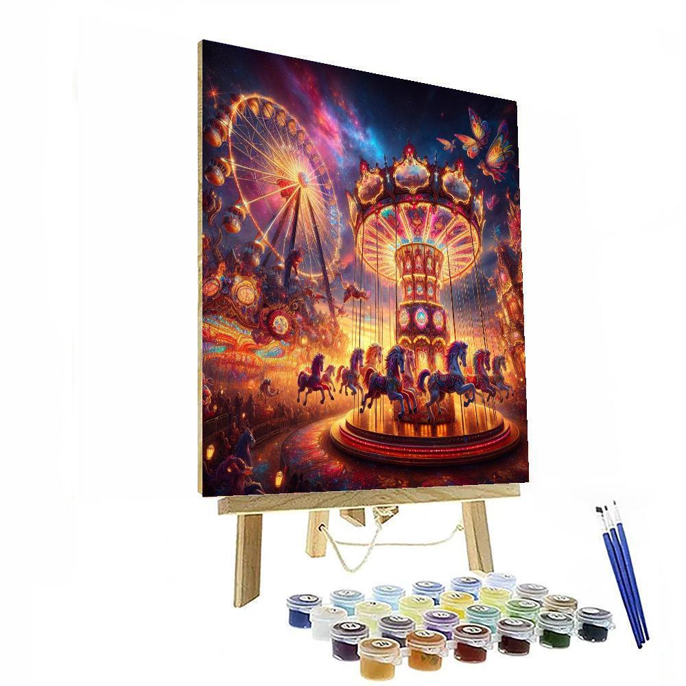 Colorful Carnival Fantasy Paint By Color