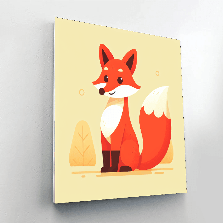 Vivid Vixen Number Painting