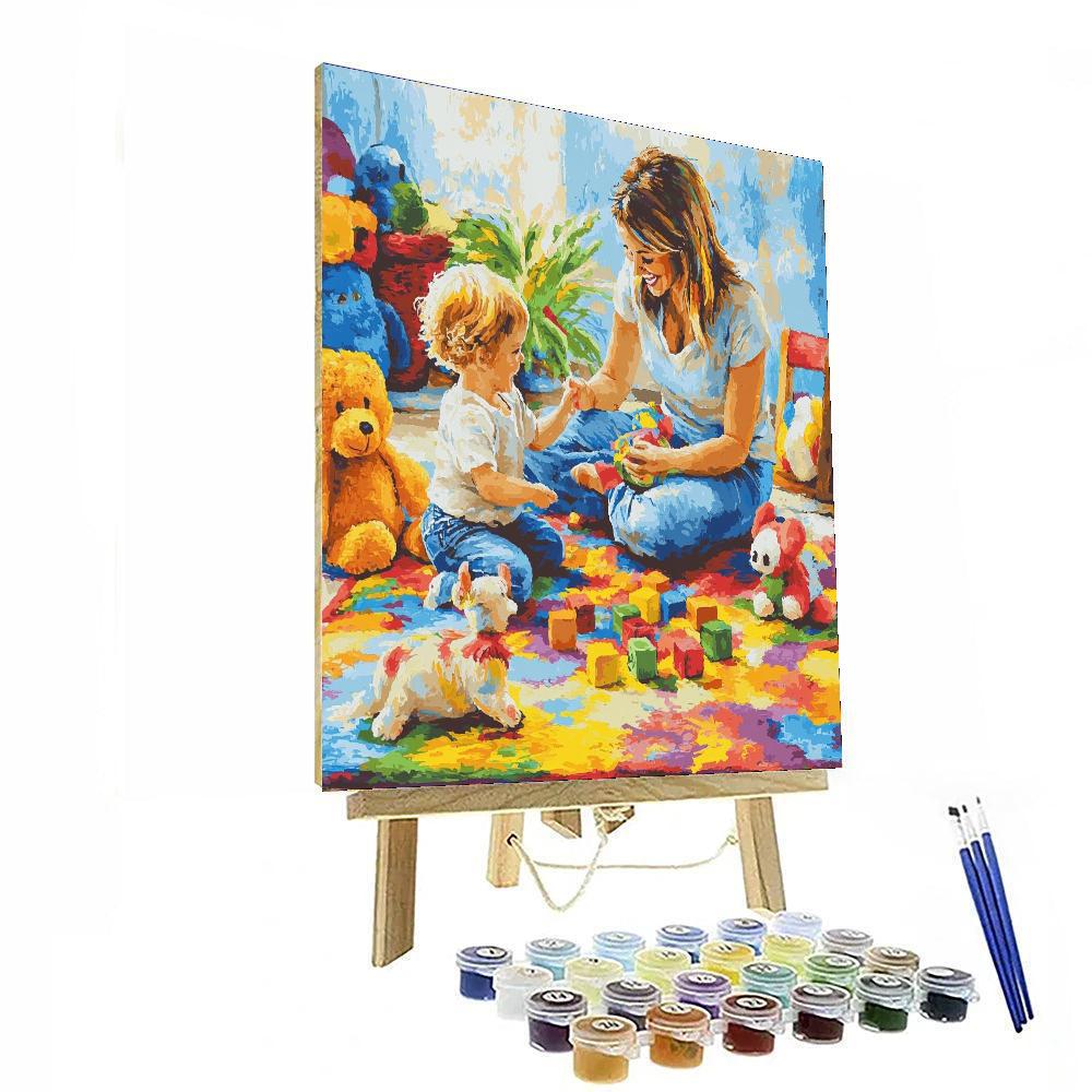 Playful Moments Paint By Numbers