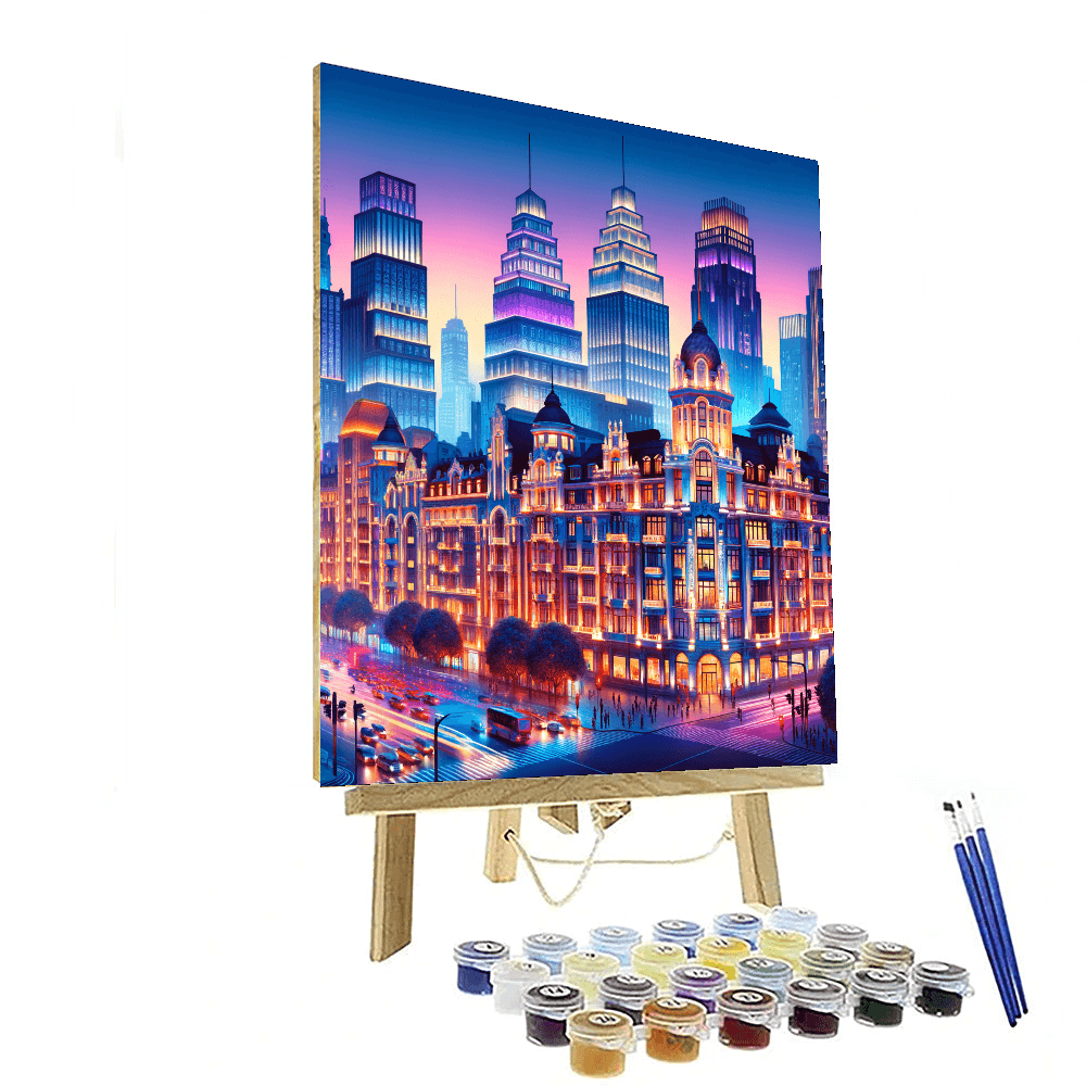Captivating Cityscape - DIY Painting By Numbers Kit – Artistry Rack