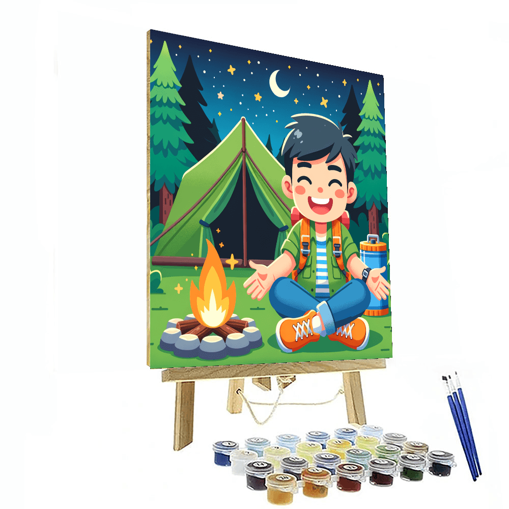 Happy Camper's Trip Paint By Number