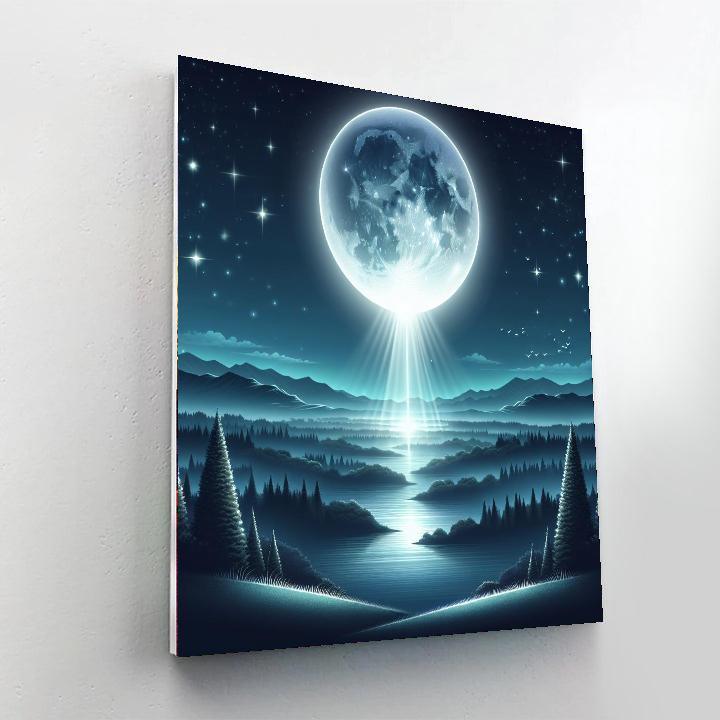 Mystical Moonlit Nights Paint By Color