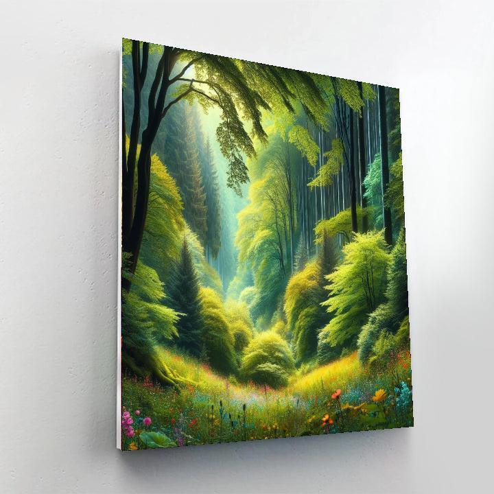 Enchanted Enchanted Valley Paint By Numbers Art