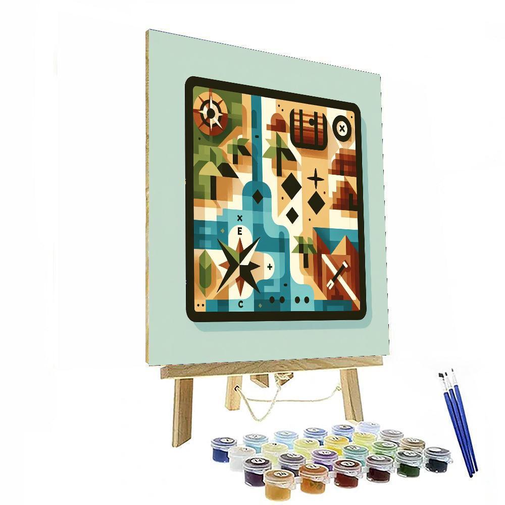 Treasure Island Quest Painting By Numbers Kit