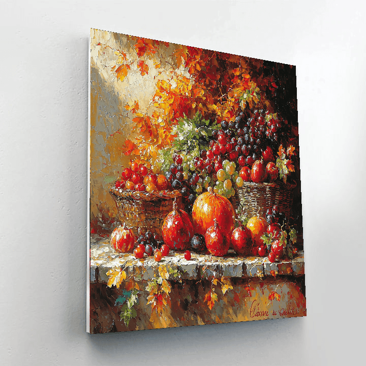 Jean-Baptiste-Siméon Chardin Inspired Colors Of The Harvest  Paint By Numbers Kits