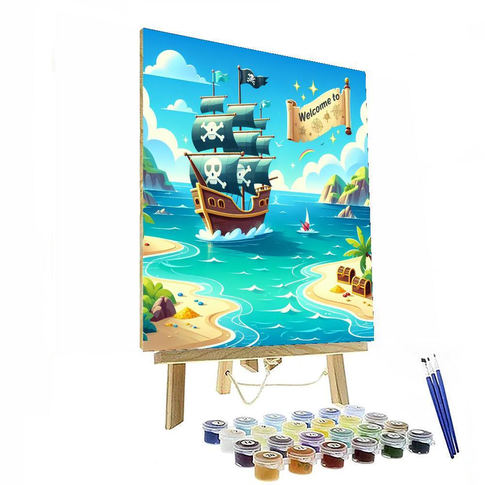 Pirate Adventure Bay Numbered Painting Kits