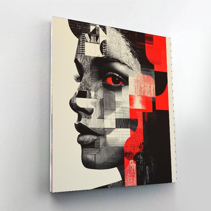 Banksy Inspired Society's Mirrors  DIY Paint By Numbers