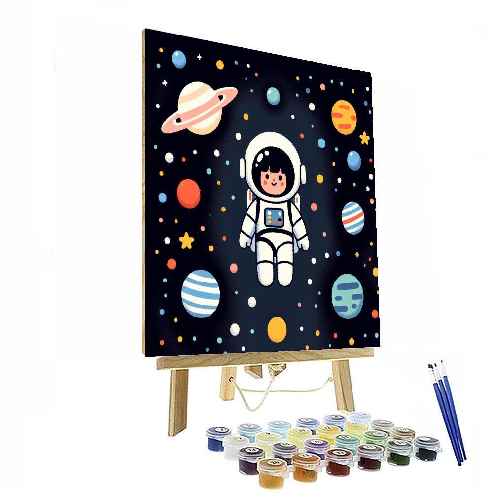 Galaxy Explorer Adventure Paint By Numbers Art