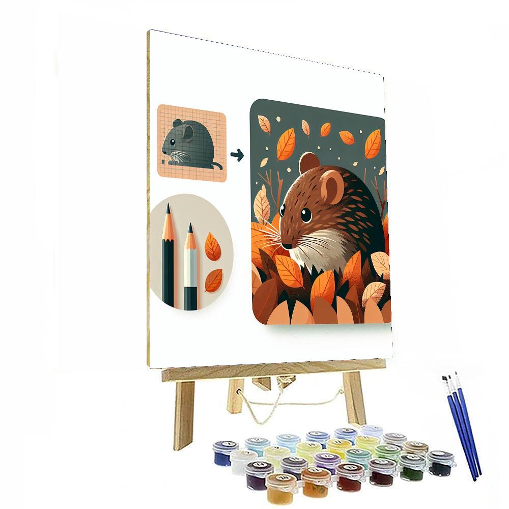 Vivacious Vole Paint By Numbers Art