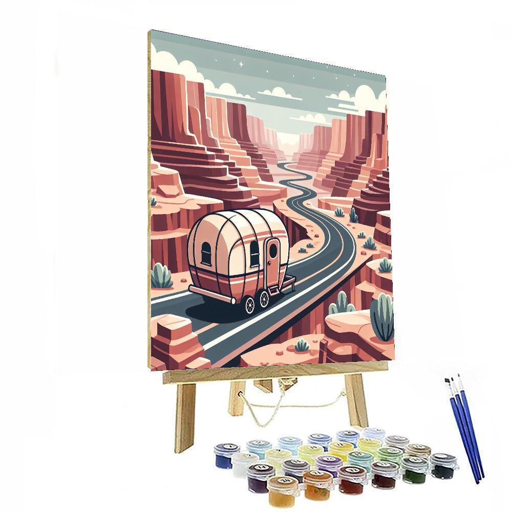 Canyon Caravan Paint By Color