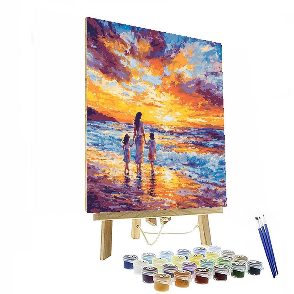 Sunset Adventures Painting Number Kit
