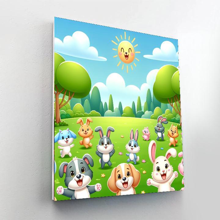 Happy Pet Zoo Paint By Numbers