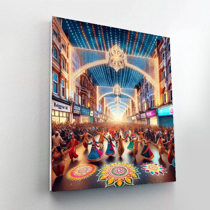 Diwali Light Festival - Leicester Number Painting