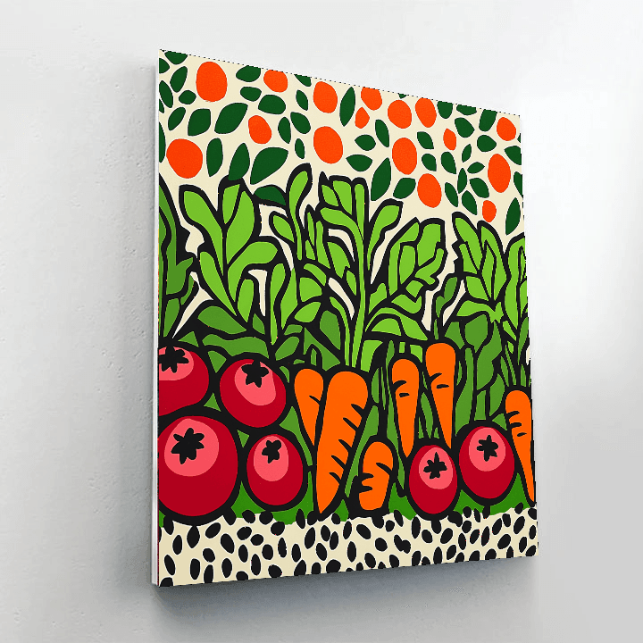 Matisse Inspired Charming Vegetable Garden - DIY Painting By Numbers Kit
