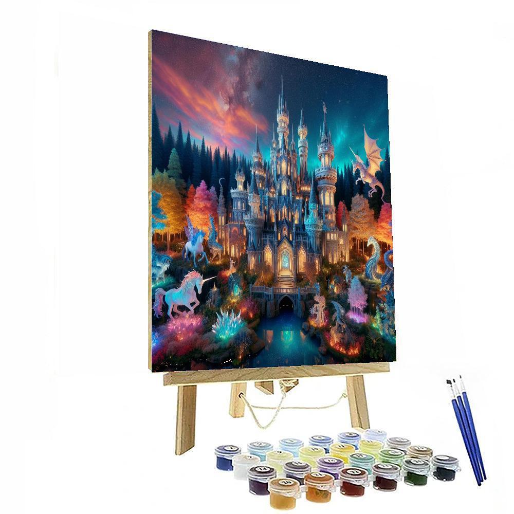 Fantasy Castle Quest For Kids Numbered Painting Kits