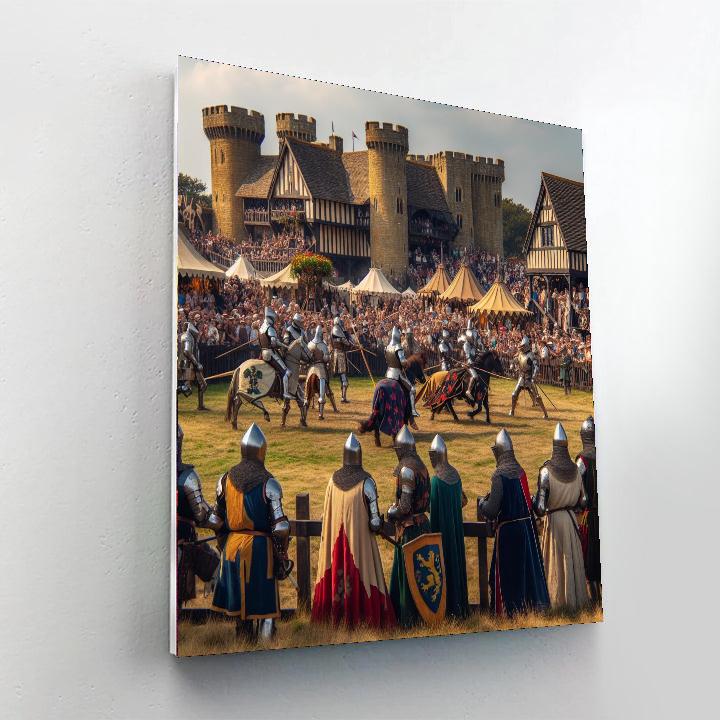 Camelot Medieval Festival - United Kingdom Paint By Numbers Art