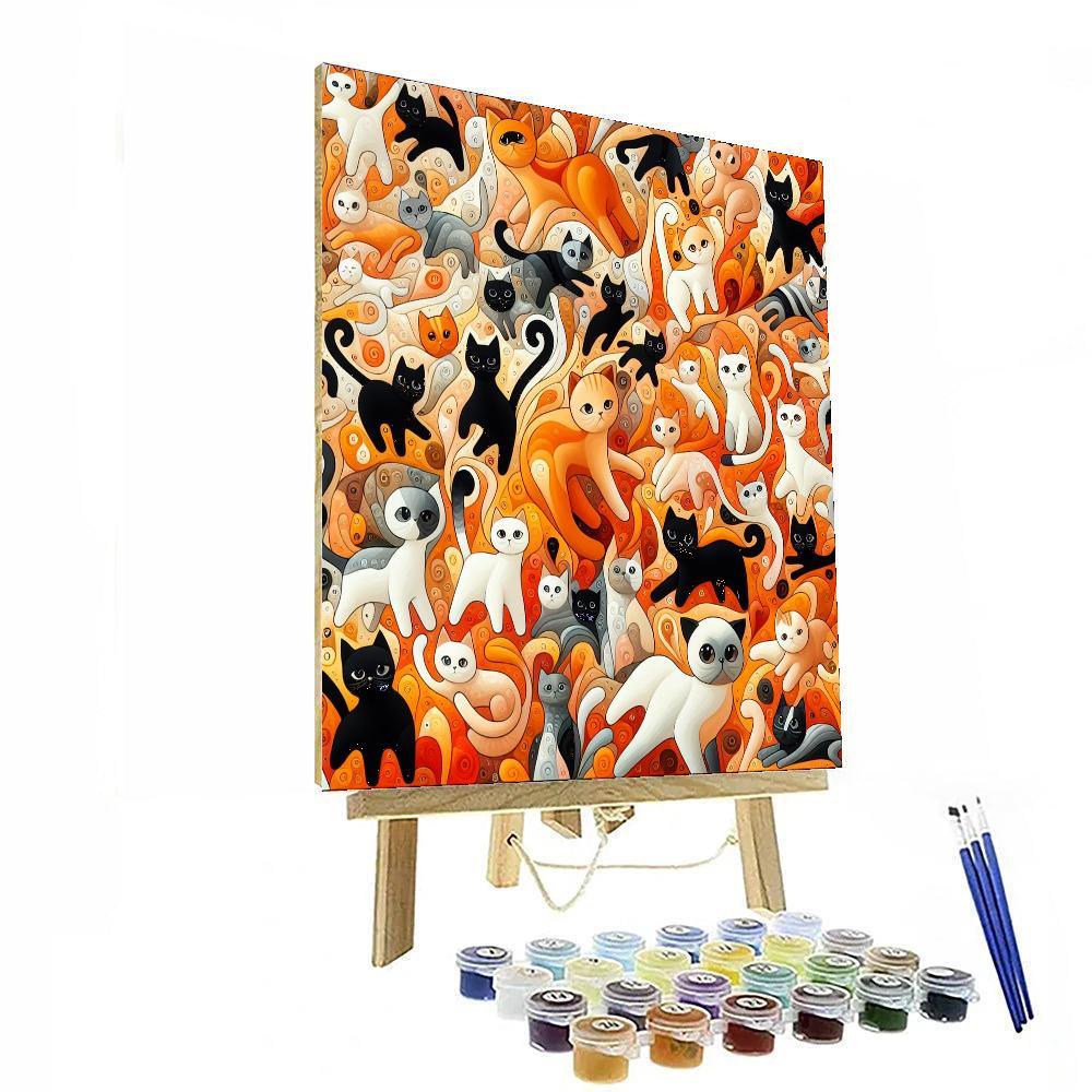 Cat's Whisker Whimsy Paint By Numbers Kits