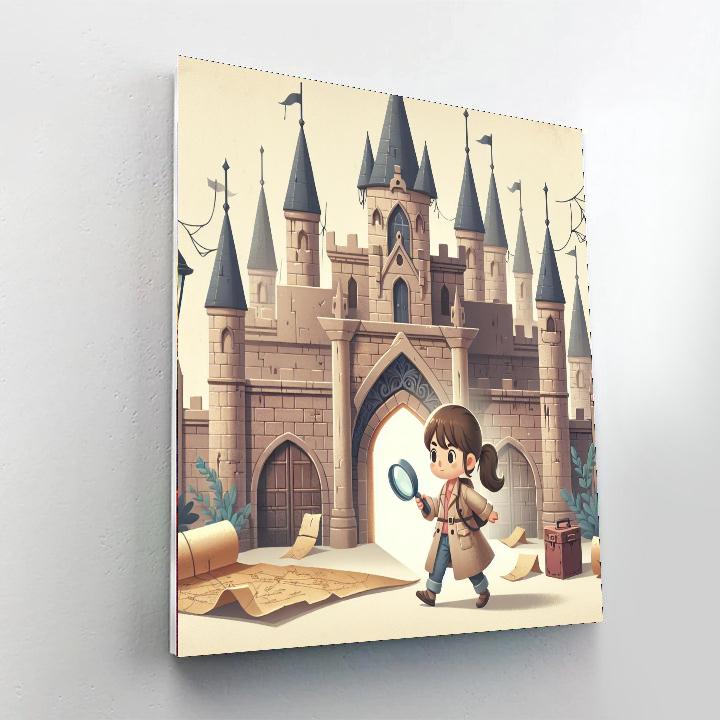 Mystery Castle Expedition Painting Number Kit