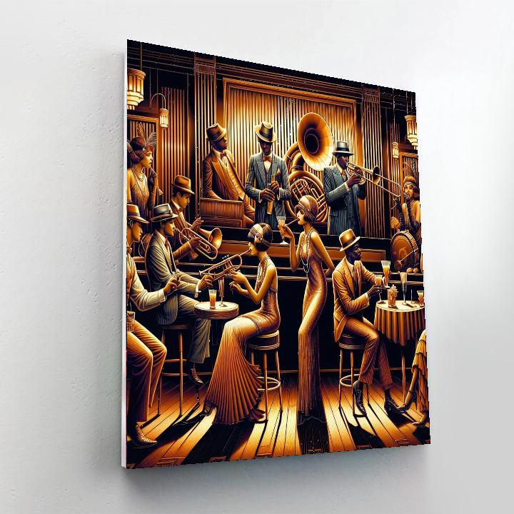 Jazz Age Speakeasy Numbered Painting Kits