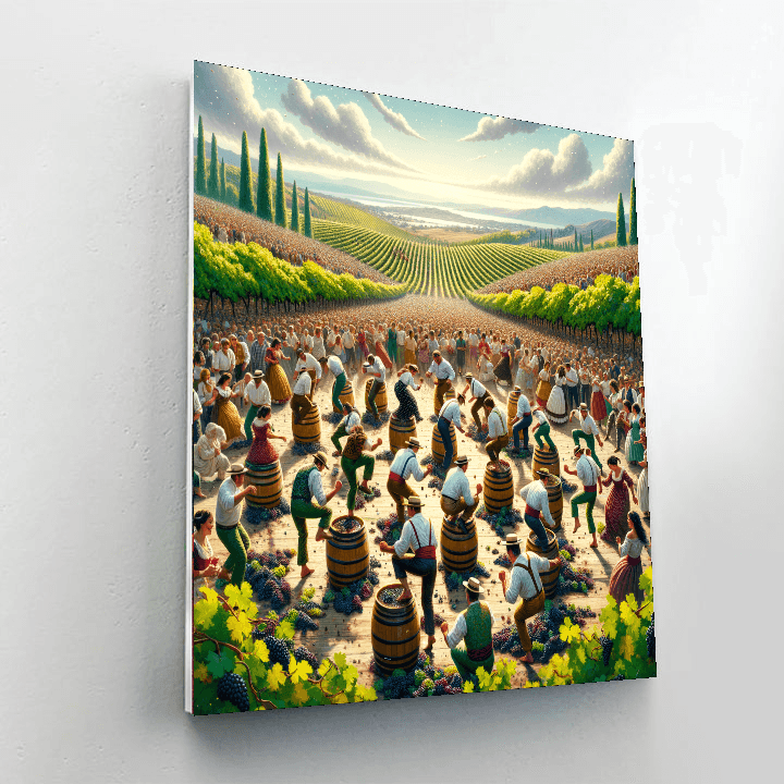 Rioja Wine Harvest Festival - Spain Paint By Numbers Kits