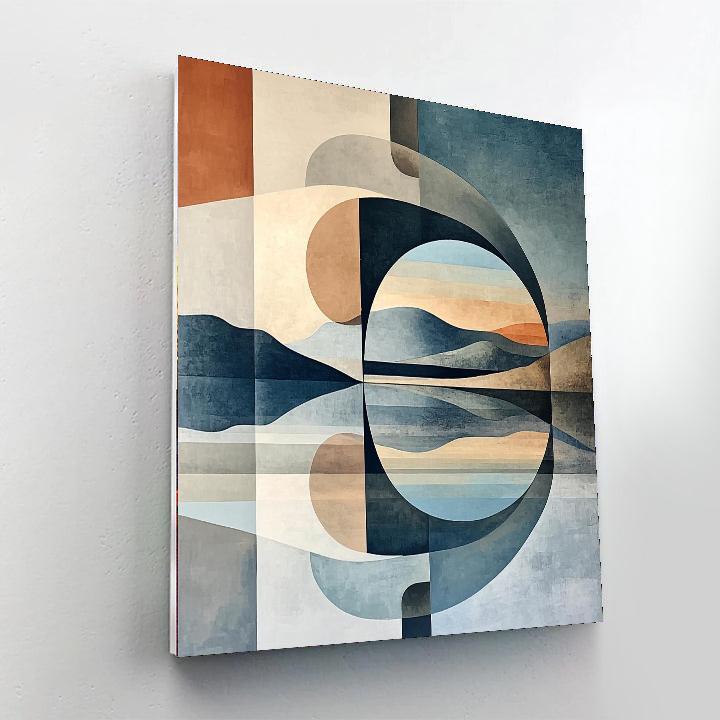 Max Ernst Inspired Mirrors Of Reality  Painting By Numbers Kit