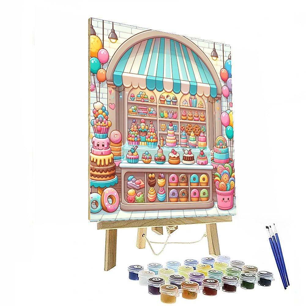 Sweet Fantasy Bakery Paint By Numbers Art