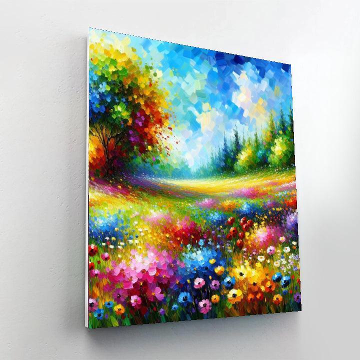 Springtime Meadow Symphony Numbered Painting Kits