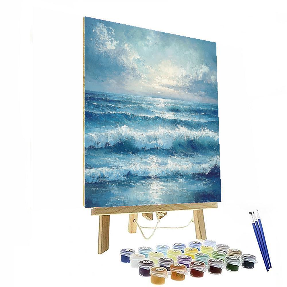 J.M.W. Turner Inspired Glistening Sea  Paint By Number