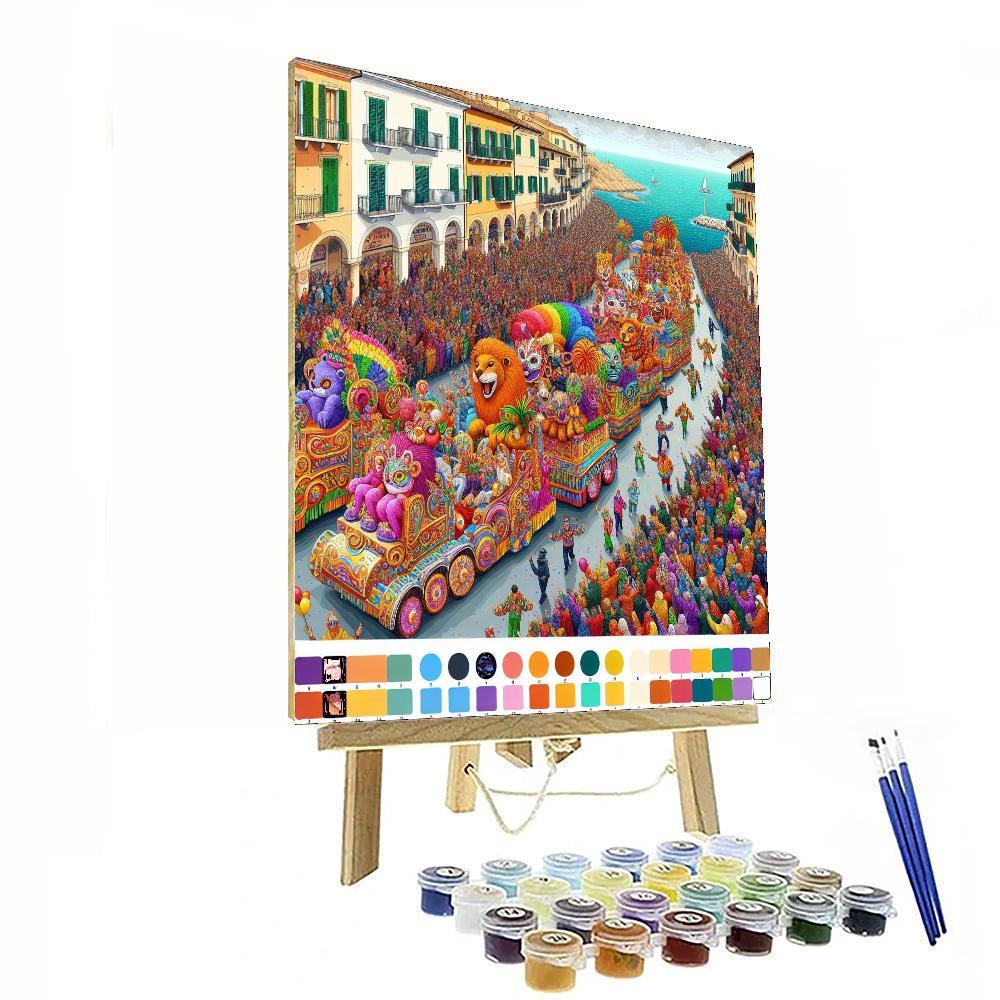 Carnival Of Viareggio - Viareggio Paint By Number