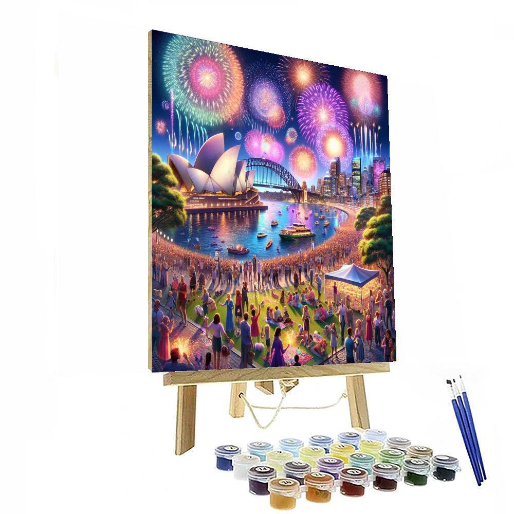 New Year's Eve - Sydney, Australia Paint By Numbers Kits