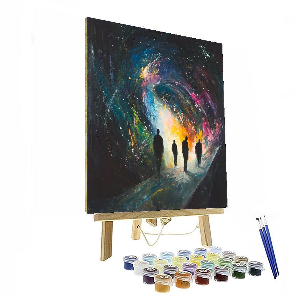 Francis Bacon Inspired Astronomical Views  DIY Paint By Numbers