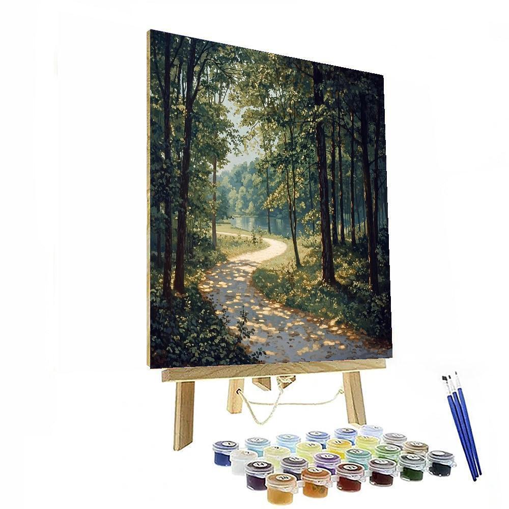 Caspar David Friedrich Inspired Nature's Whispers  Paint By Numbers Kits