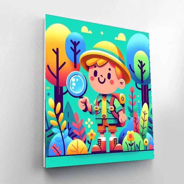 Curious Explorer Paint By Numbers Art