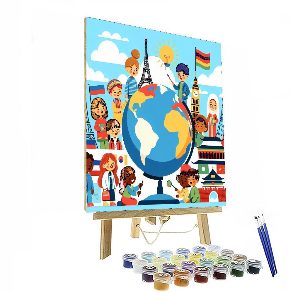 World Explorer Journey Painting By Numbers Kit