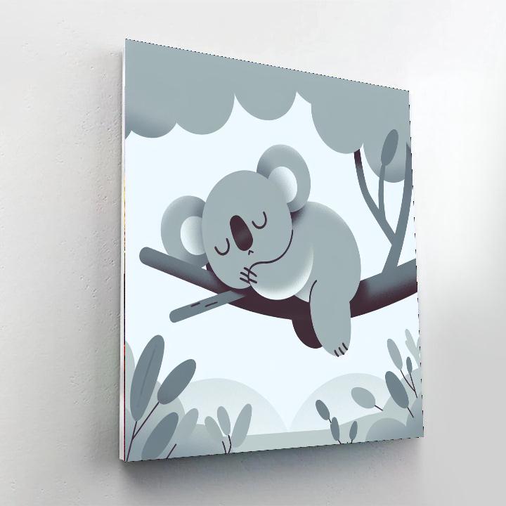 Koala's Cozy Eucalyptus Retreat Paint By Numbers Kits