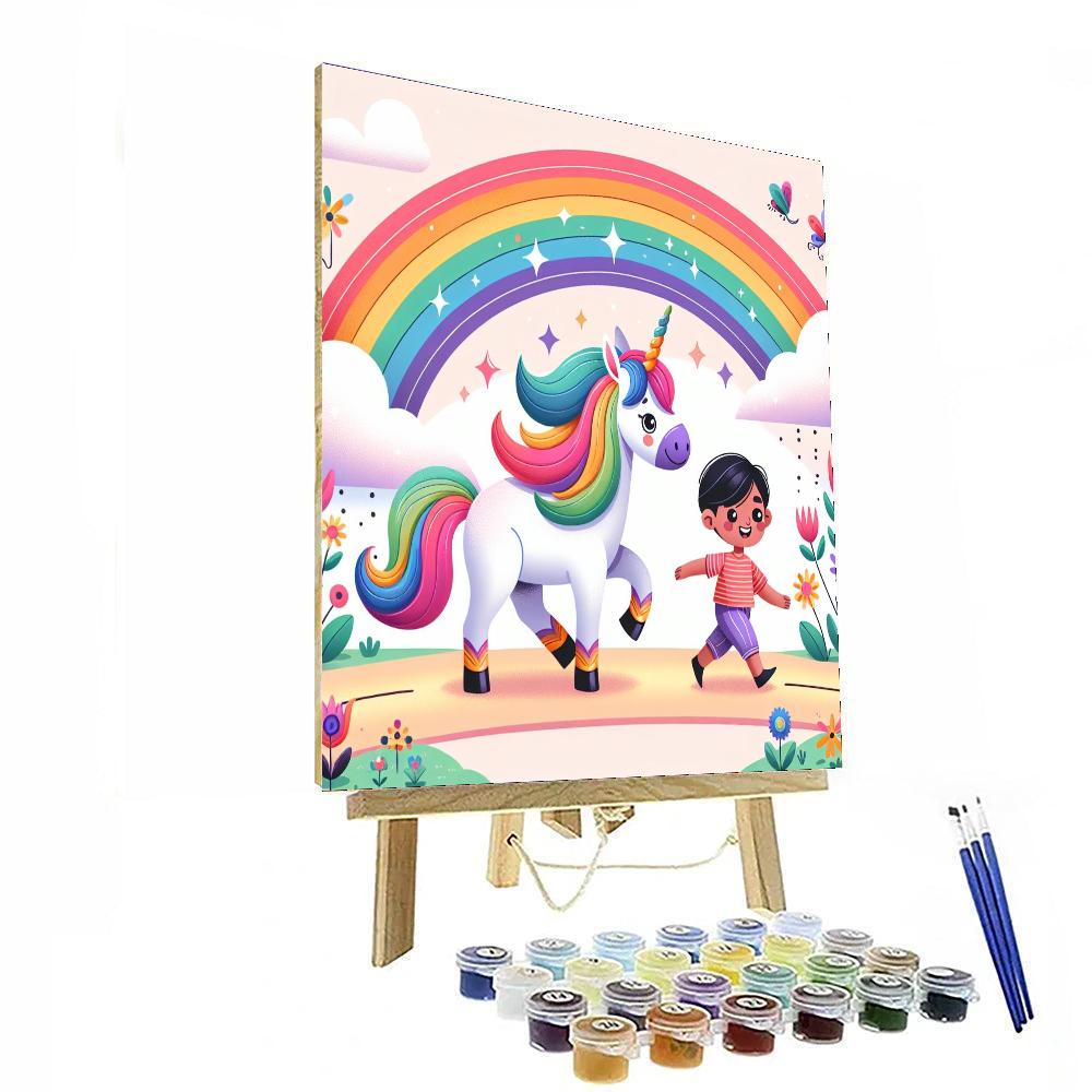 Mystic Unicorn Trail DIY Paint By Numbers