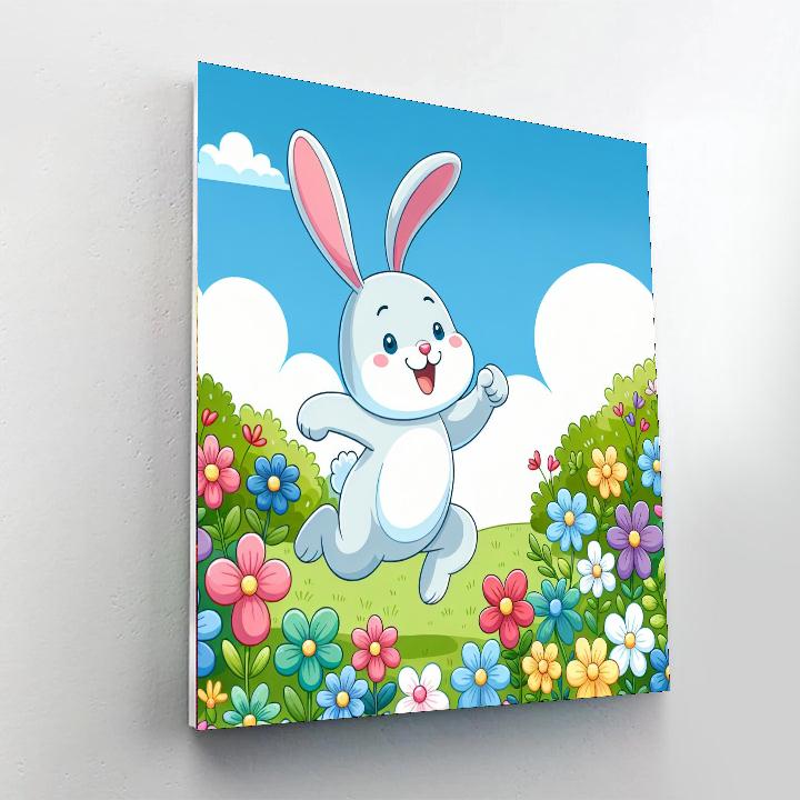Giggly Bunny Numbered Painting Kits