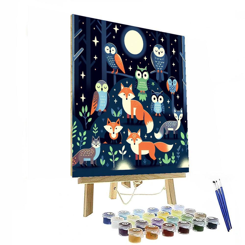 Nature's Nightlight Adventure Paint By Number
