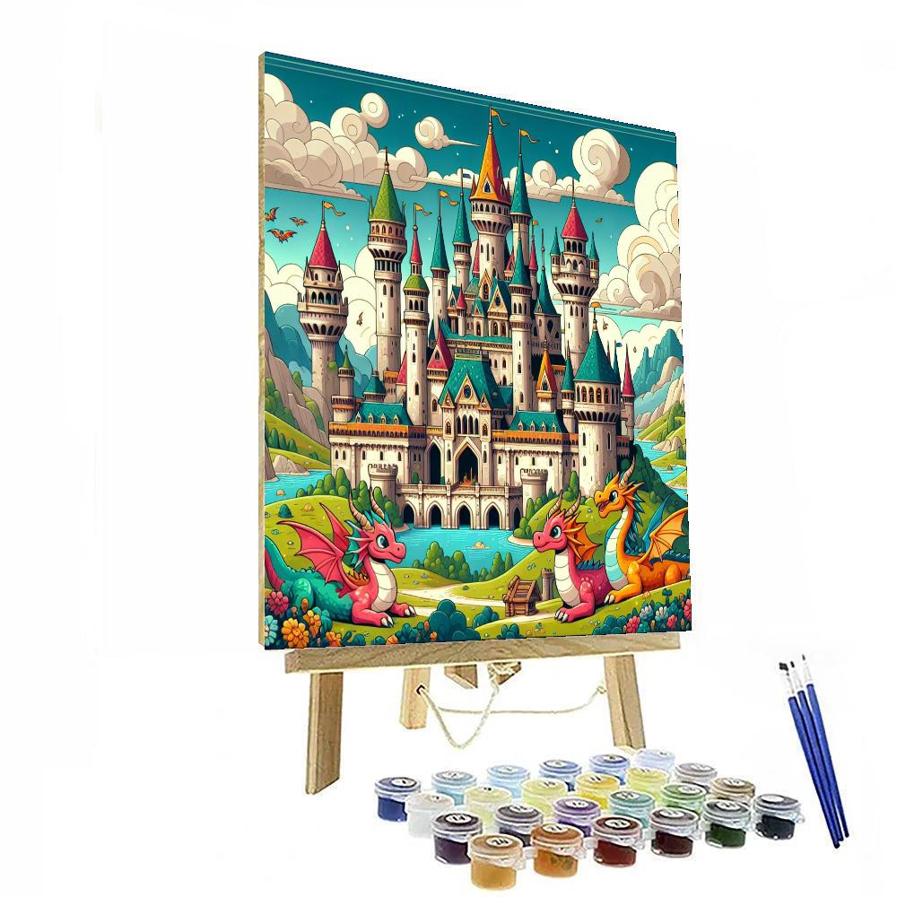 Castle Fantasy World DIY Paint By Numbers