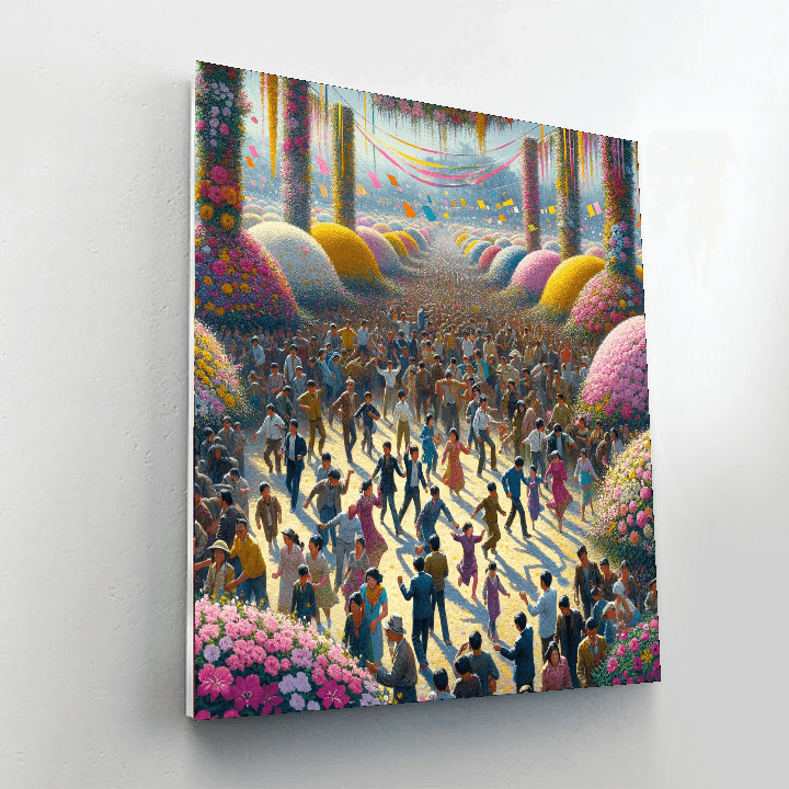 Joyful Flower Carnival Paint By Number