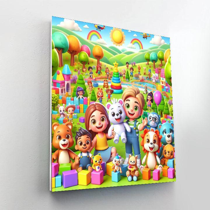 Adventures In Toyland Paint By Color
