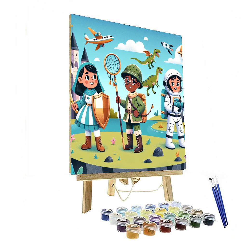 Adventures In Time Travel Paint By Numbers