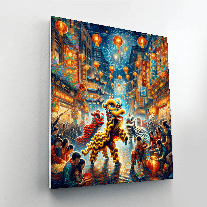 The Chinese New Year Festival Paint By Color