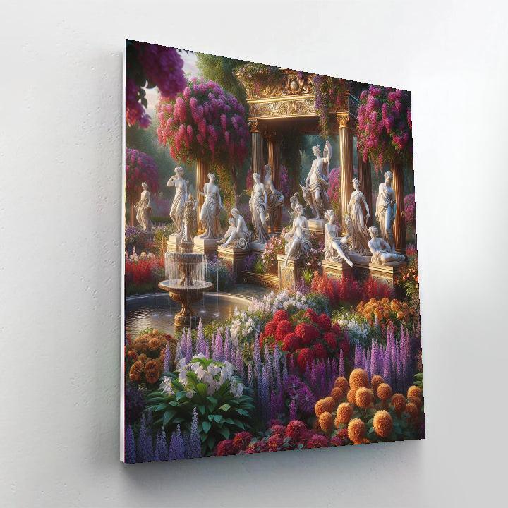 Renaissance Garden Elegance Painting By Numbers Kit